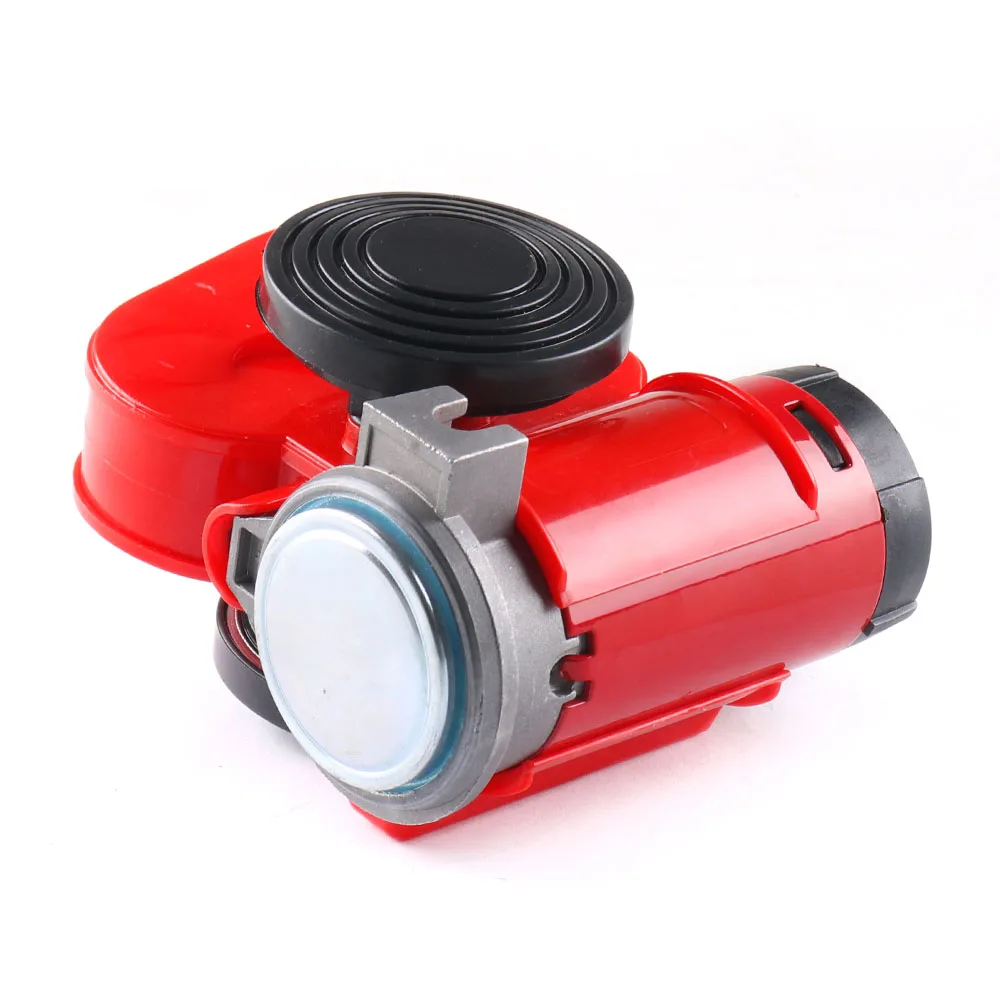 12V 115dB Red Snail Compact Air Horn Air Car Truck Horns 450Hz for Cars Vehicles Motorcycle Boat RV - Image 2
